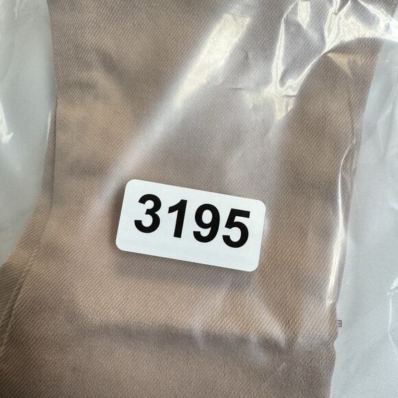 Little Co. by Lauren Conrad Organic Flare Denim Jeans Stucco Beige Pink 9 Months - Picture 9 of 9